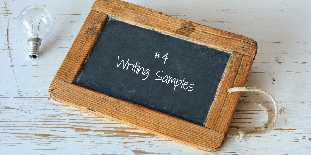 Grad School Apps - Writing Samples